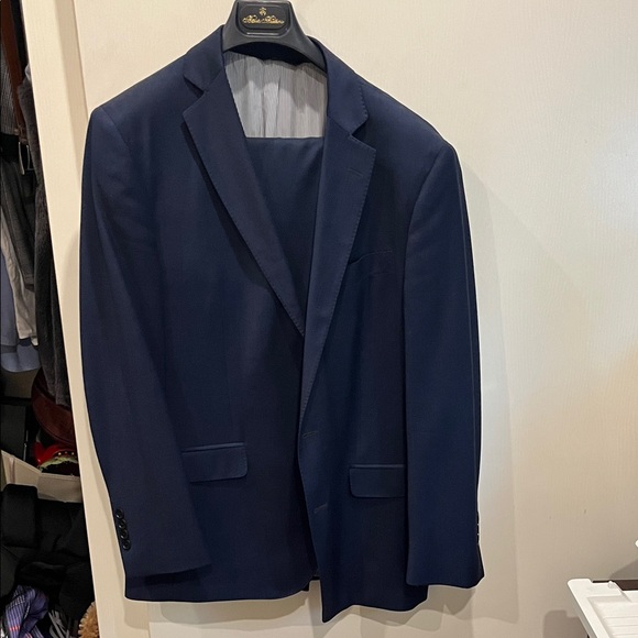 Brooks Brothers Navy Two Piece Suit - Picture 1 of 7